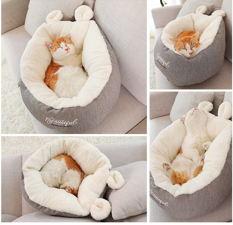 Sleepy Whiskers Cocoon – Loving Comfort for Your Cat