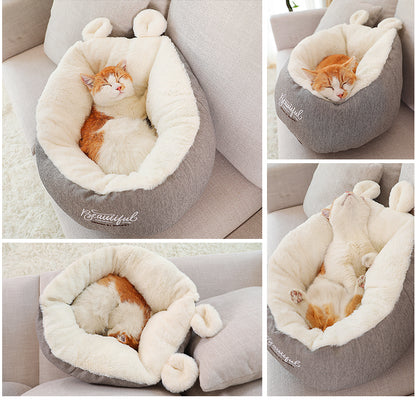 Sleepy Whiskers Cocoon – Loving Comfort for Your Cat