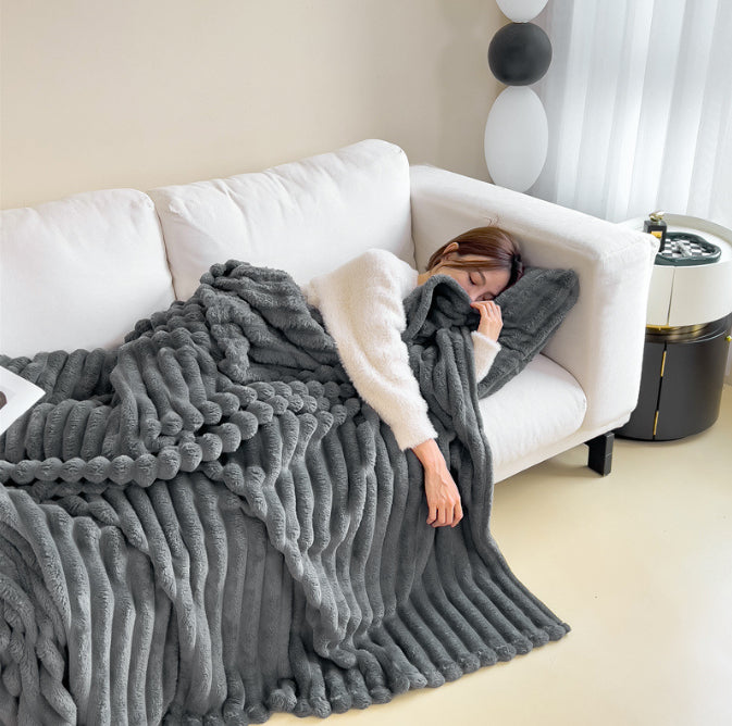 SoftWind Bubble Faux Fur Throw - Soft Luxury to Wrap Yourself In