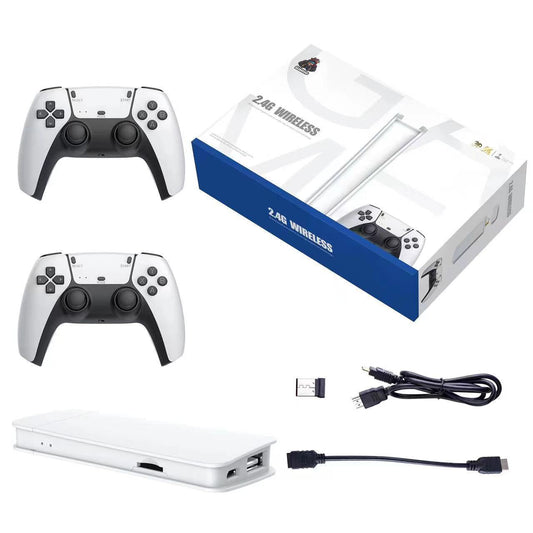 Retro Game Console Stick +40000 Classic Games & 2 Wireless Controllers!