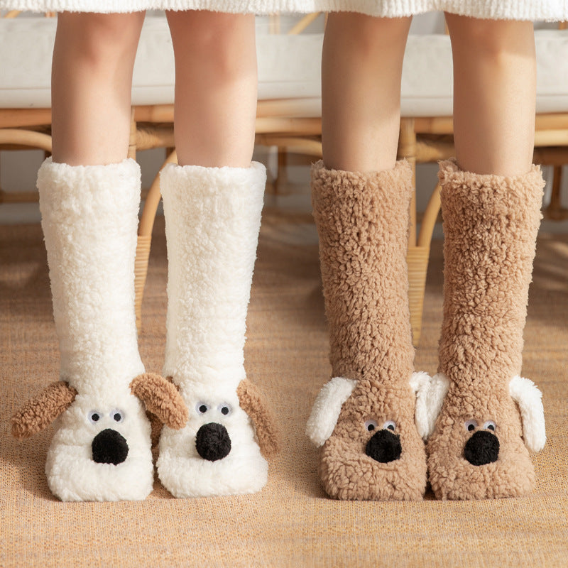 PawLove House Socks – Warm Cuddle Socks for Mom & Daughter