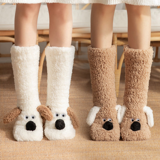 PawLove House Socks – Warm Cuddle Socks for Mom & Daughter