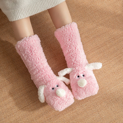 PawLove House Socks – Warm Cuddle Socks for Mom & Daughter
