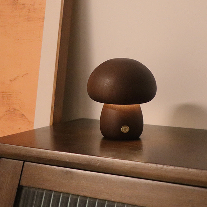 LumiMush™ Wooden Night Light – Soft Glow & Magical Moments of Calm