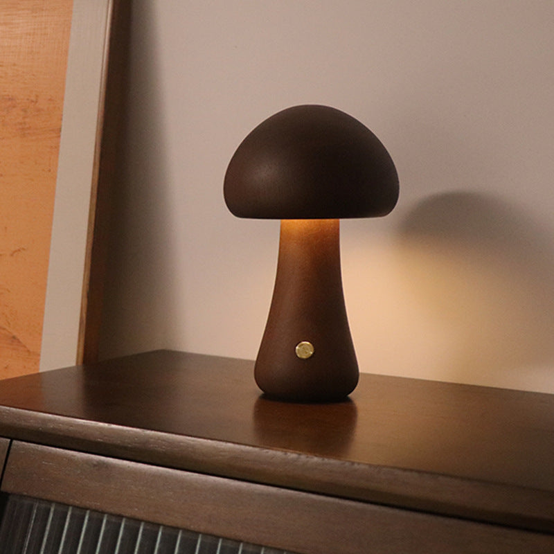LumiMush™ Wooden Night Light – Soft Glow & Magical Moments of Calm