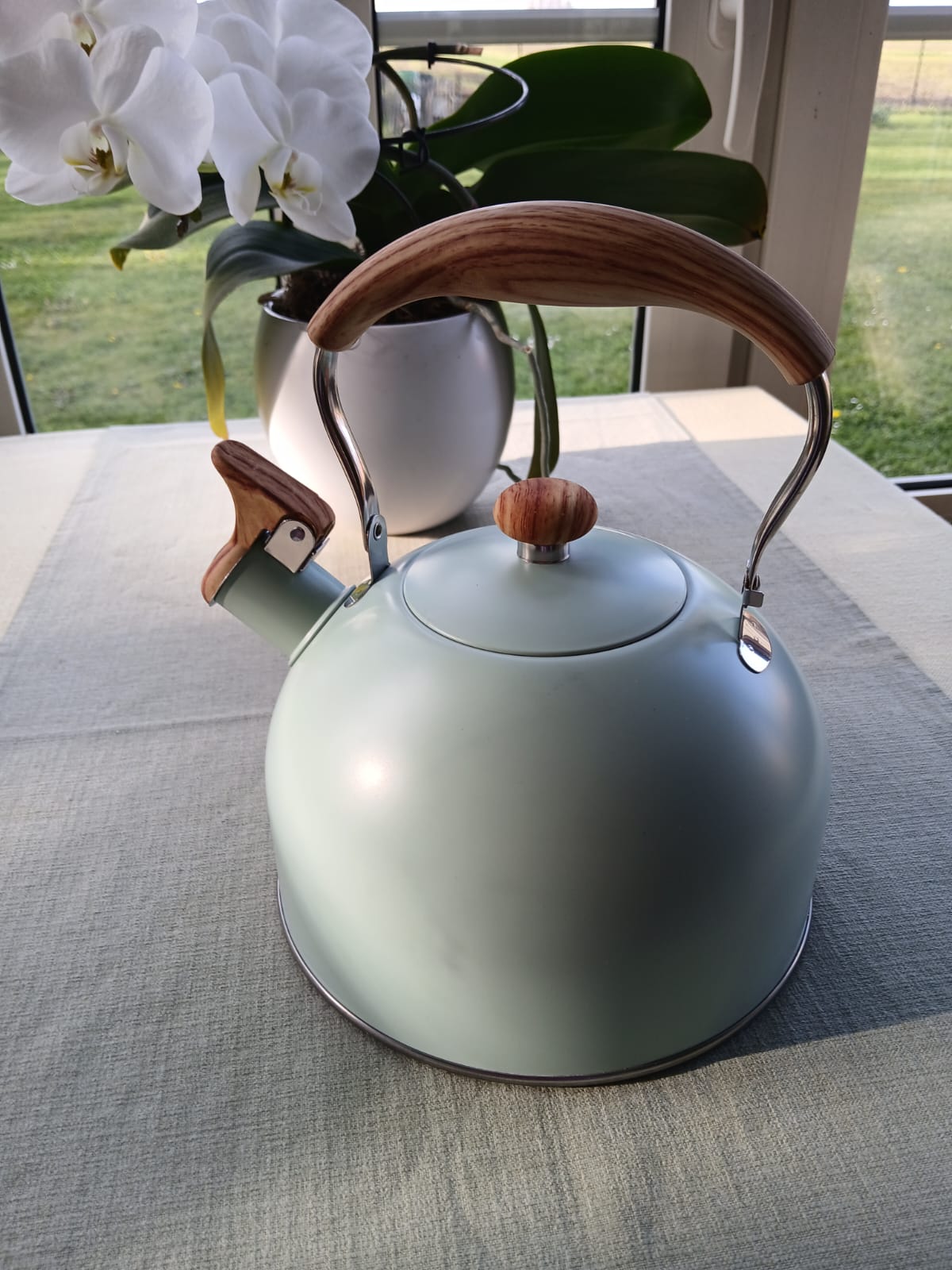 Teakettle for Tea & Coffee – Stainless Steel Water Kettle for Gas, Induction, and Electric Cooktop