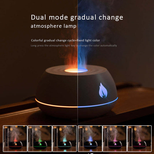 EmberGlow Aroma Diffuser – The Tranquility of Flame Light, the Freshness of Mist