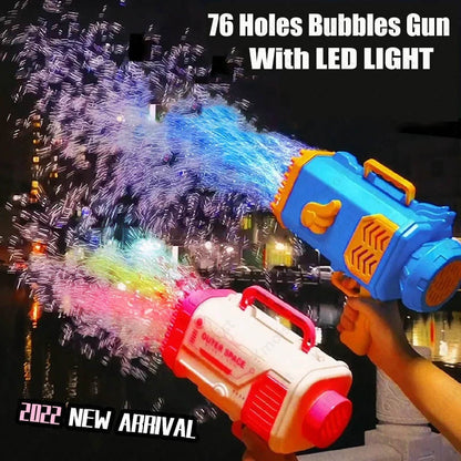 Bubble Gun Rocket 69 Thousand Bubbles, One Big Smile