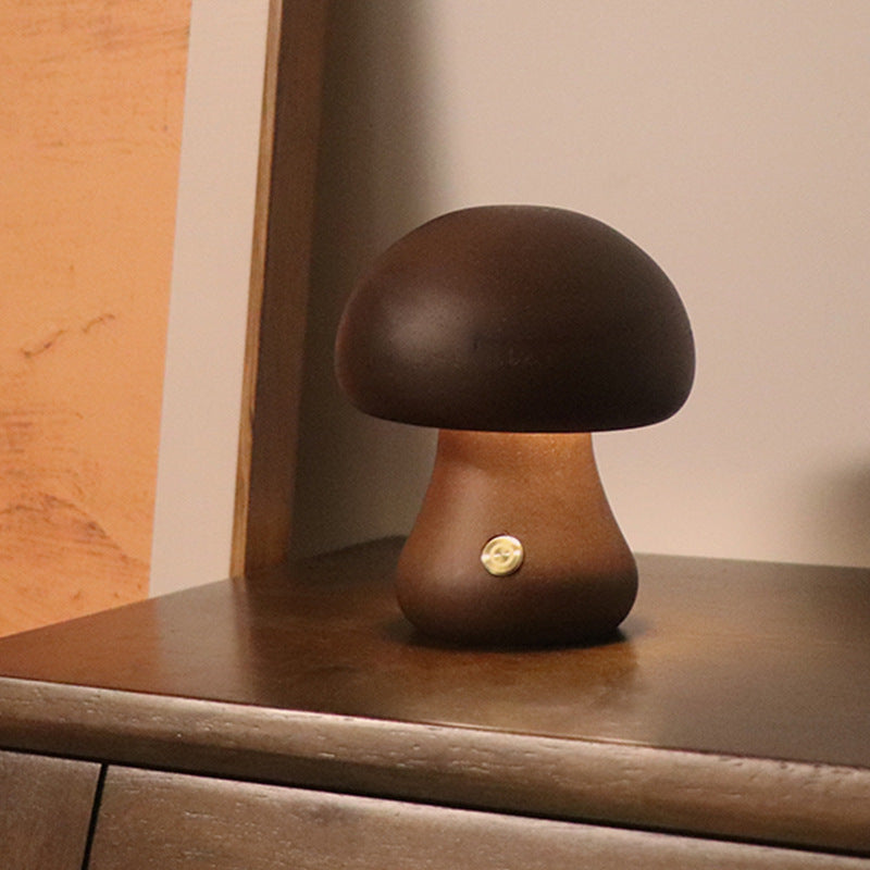 LumiMush™ Wooden Night Light – Soft Glow & Magical Moments of Calm