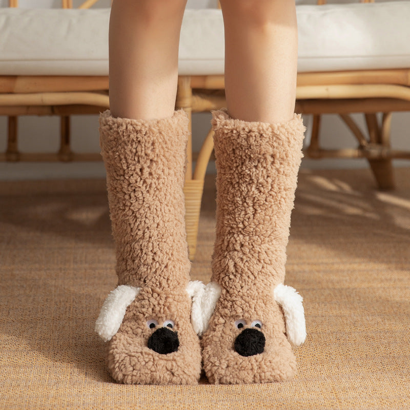 PawLove House Socks – Warm Cuddle Socks for Mom & Daughter