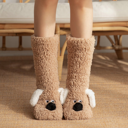 PawLove House Socks – Warm Cuddle Socks for Mom & Daughter