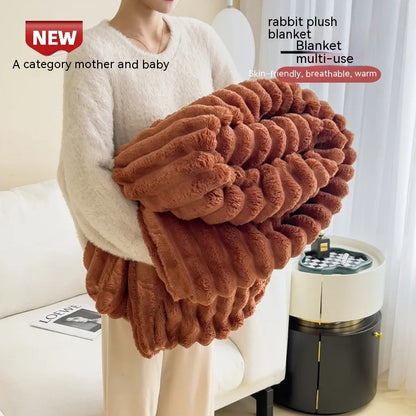 SoftWind Bubble Faux Fur Throw - Soft Luxury to Wrap Yourself In
