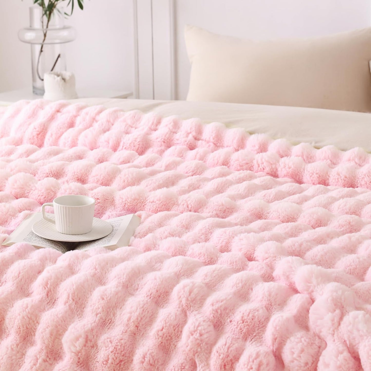 Wonderfully soft, stylish throw that brings warmth, coziness, and elegance together.