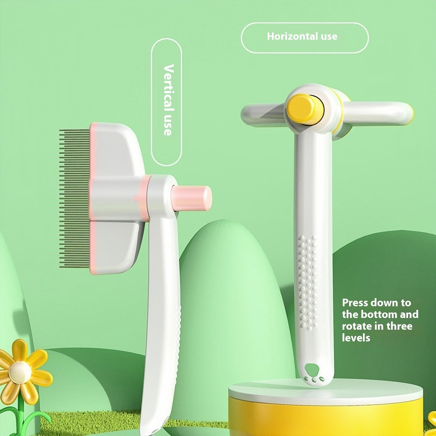 🐾 Self-Cleaning Premium Pet Comb