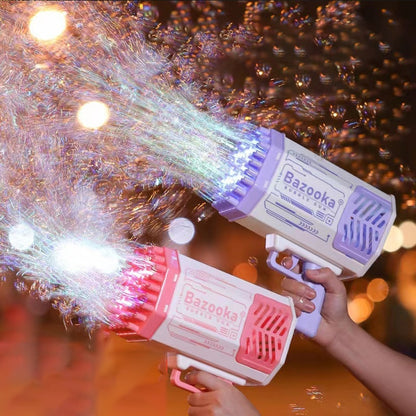 Bubble Gun Rocket 69 Thousand Bubbles, One Big Smile