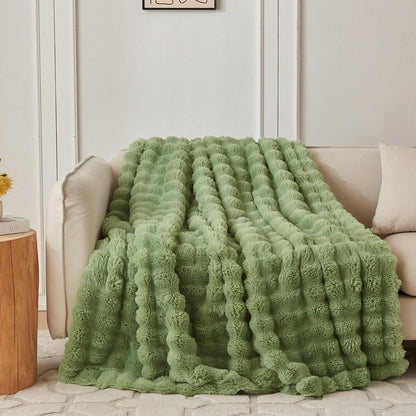 Wonderfully soft, stylish throw that brings warmth, coziness, and elegance together.