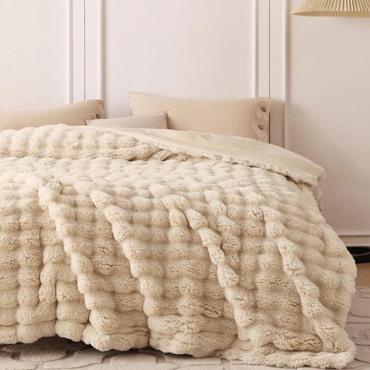 Wonderfully soft, stylish throw that brings warmth, coziness, and elegance together.