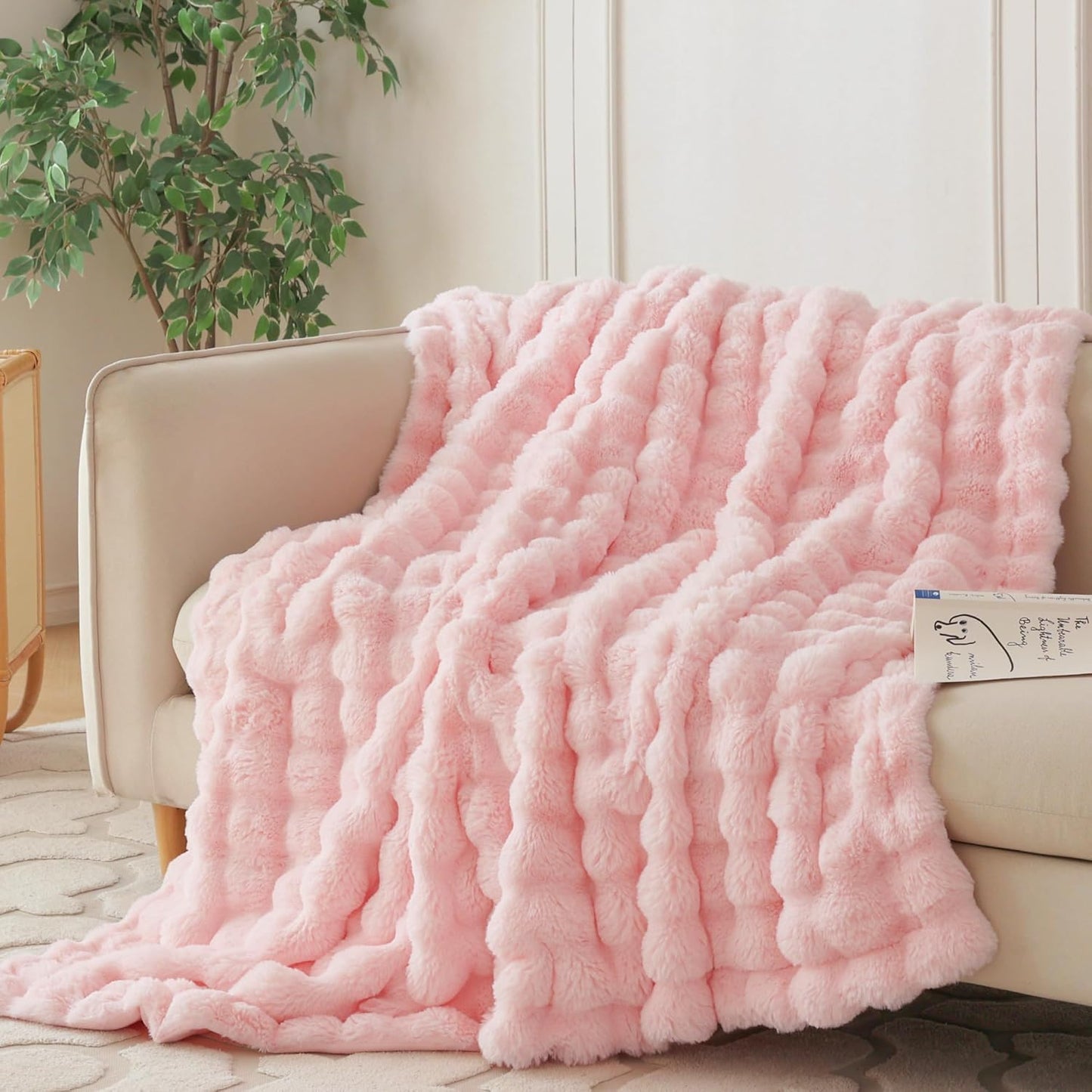 Wonderfully soft, stylish throw that brings warmth, coziness, and elegance together.