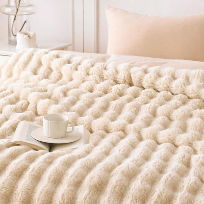 Wonderfully soft, stylish throw that brings warmth, coziness, and elegance together.