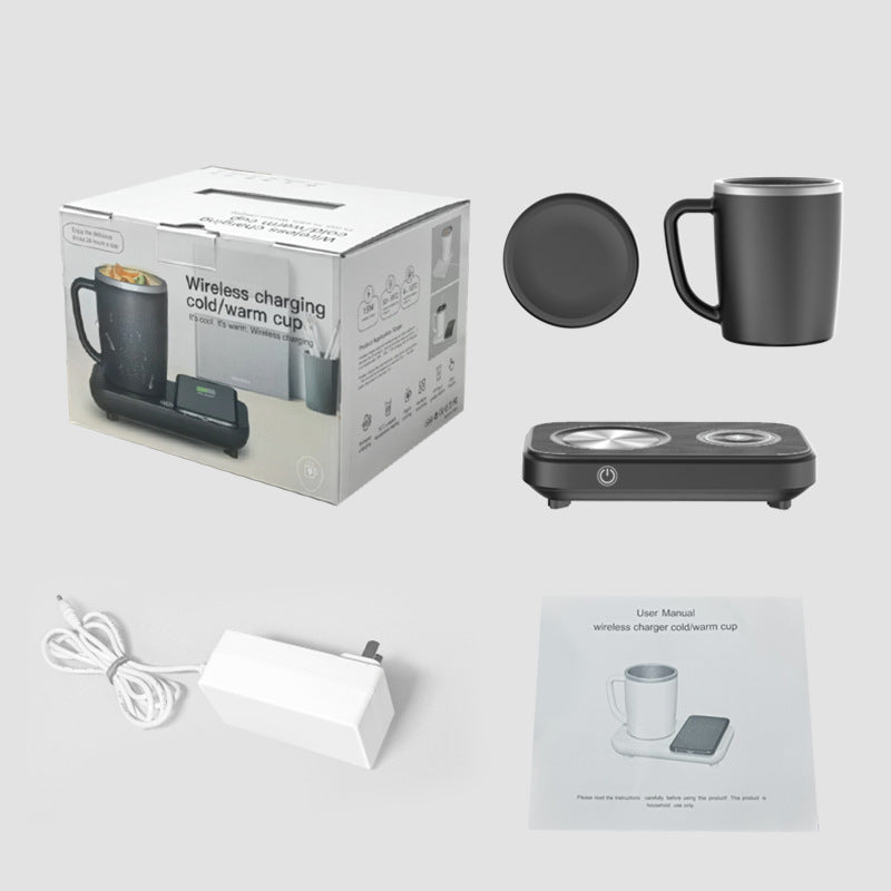 ThermoSmart Cup Pad – Smart Heating, Cooling & Wireless Charging