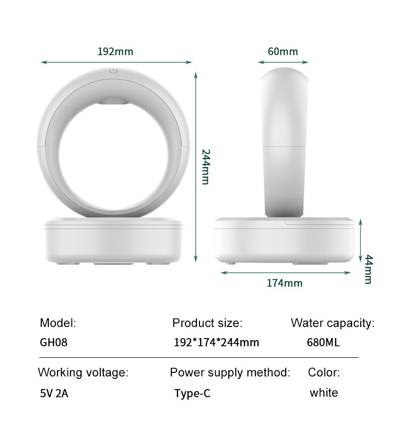 AeriDrop Anti-Gravity Humidifier & Aroma Diffuser