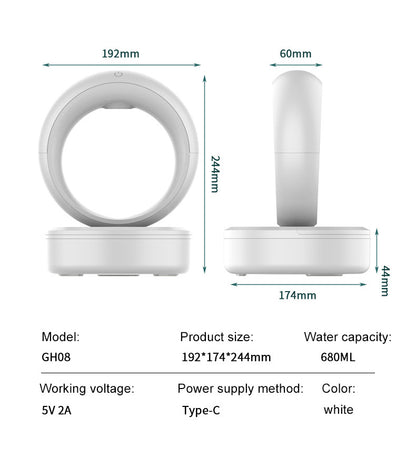 AeriDrop Anti-Gravity Humidifier & Aroma Diffuser