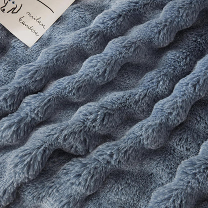Wonderfully soft, stylish throw that brings warmth, coziness, and elegance together.