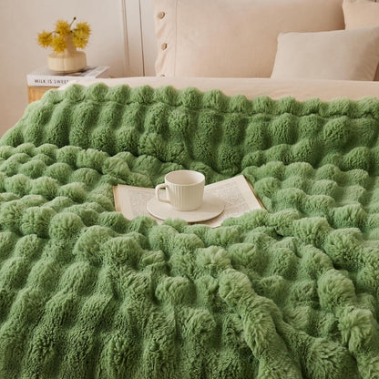 Wonderfully soft, stylish throw that brings warmth, coziness, and elegance together.