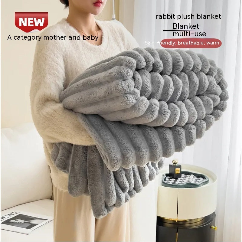 SoftWind Bubble Faux Fur Throw - Soft Luxury to Wrap Yourself In