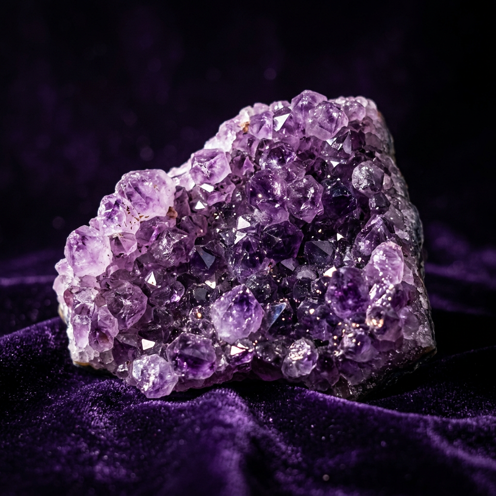 Crystal Water Bottle with Amethyst -