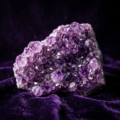 Crystal Water Bottle with Amethyst -