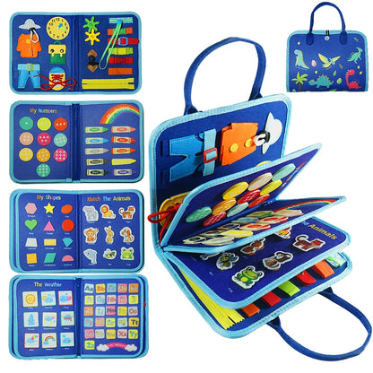🌈 LearnBloom™ Montessori Activity Board – Playful Learning & Discovery