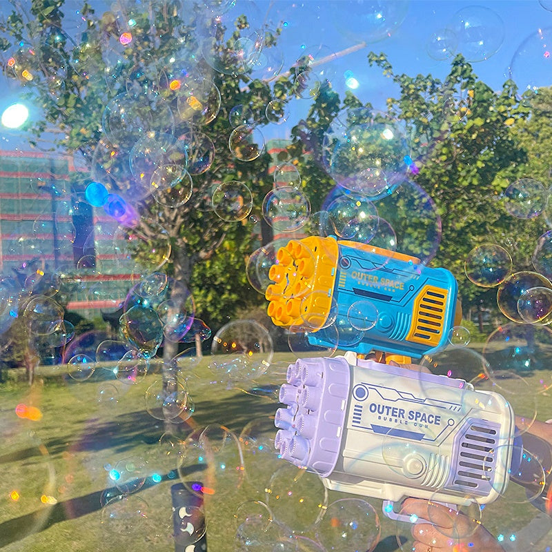 Bubble Gun Rocket 69 Thousand Bubbles, One Big Smile