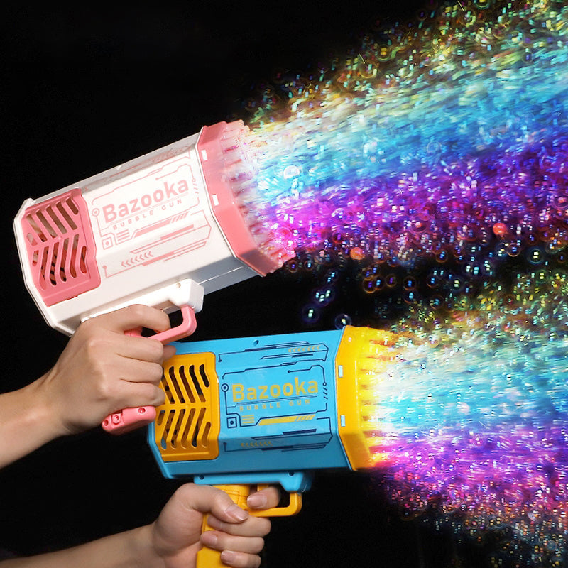 Bubble Gun Rocket 69 Thousand Bubbles, One Big Smile