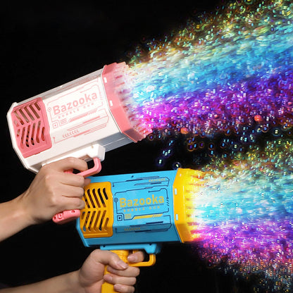 Bubble Gun Rocket 69 Thousand Bubbles, One Big Smile