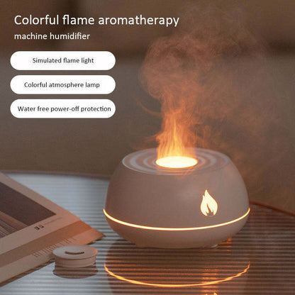 EmberGlow Aroma Diffuser – The Tranquility of Flame Light, the Freshness of Mist