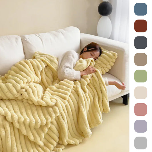 SoftWind Bubble Faux Fur Throw - Soft Luxury to Wrap Yourself In