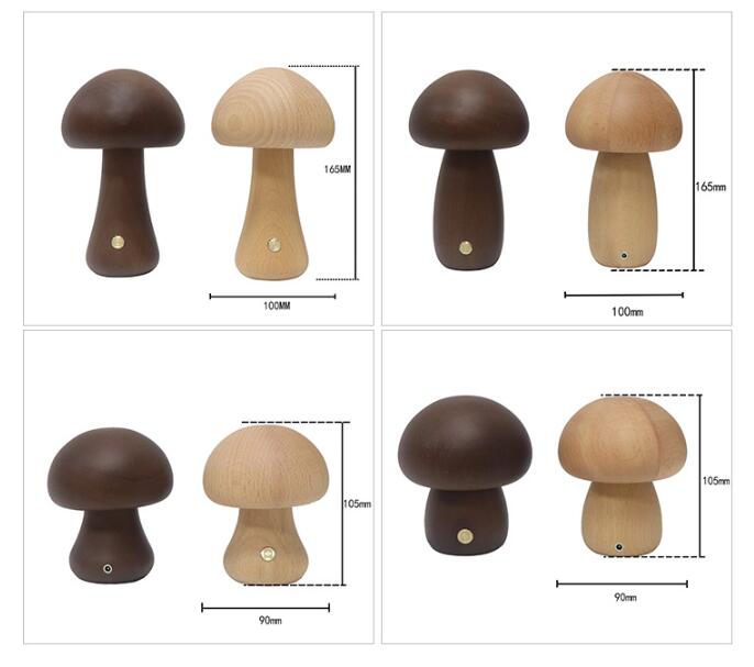 LumiMush™ Wooden Night Light – Soft Glow & Magical Moments of Calm