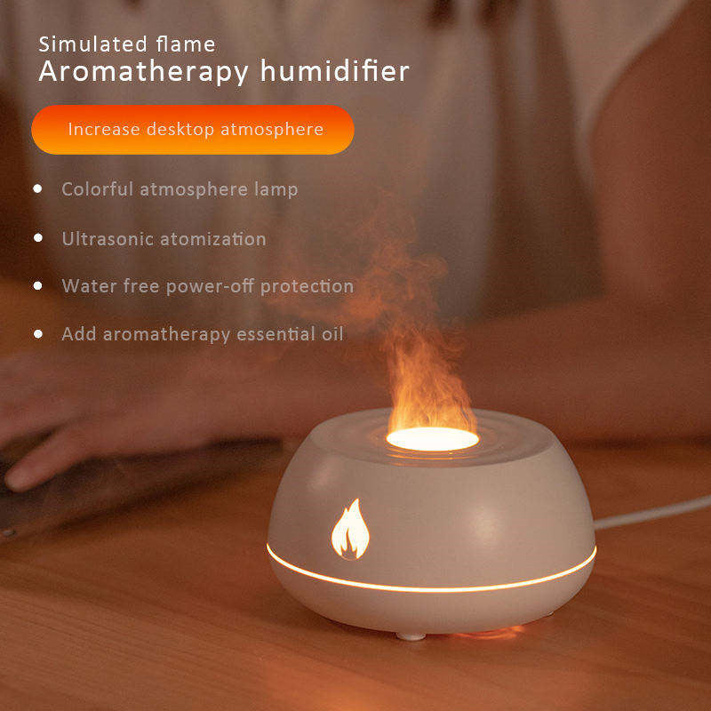 EmberGlow Aroma Diffuser – The Tranquility of Flame Light, the Freshness of Mist