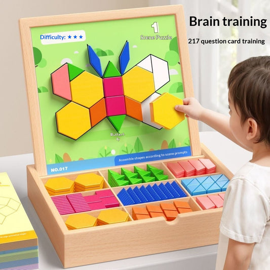 Magnetic Tangram Puzzle Blocks