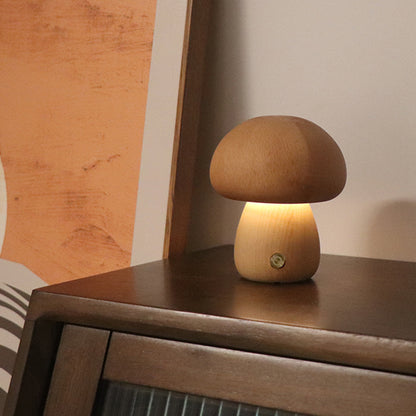 LumiMush™ Wooden Night Light – Soft Glow & Magical Moments of Calm