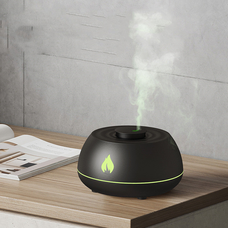 EmberGlow Aroma Diffuser – The Tranquility of Flame Light, the Freshness of Mist