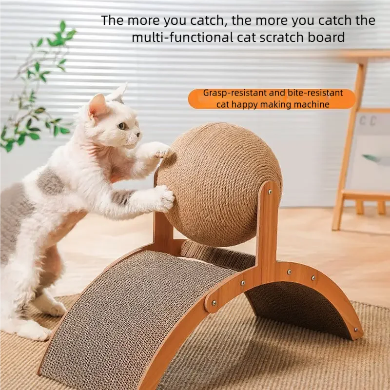 🐾 NatureScratch™ Sisal Playboard – Natural Fun & Protection for Your Interior