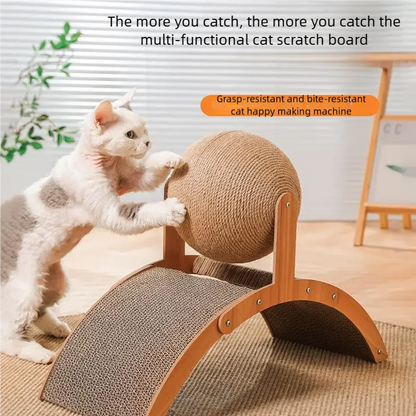 🐾 NatureScratch™ Sisal Playboard – Natural Fun & Protection for Your Interior