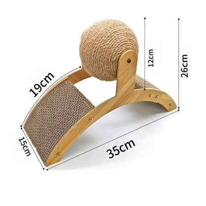🐾 NatureScratch™ Sisal Playboard – Natural Fun & Protection for Your Interior