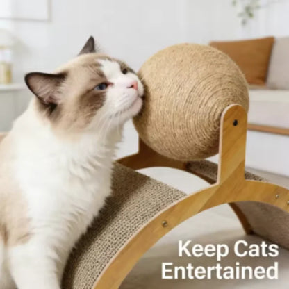🐾 NatureScratch™ Sisal Playboard – Natural Fun & Protection for Your Interior