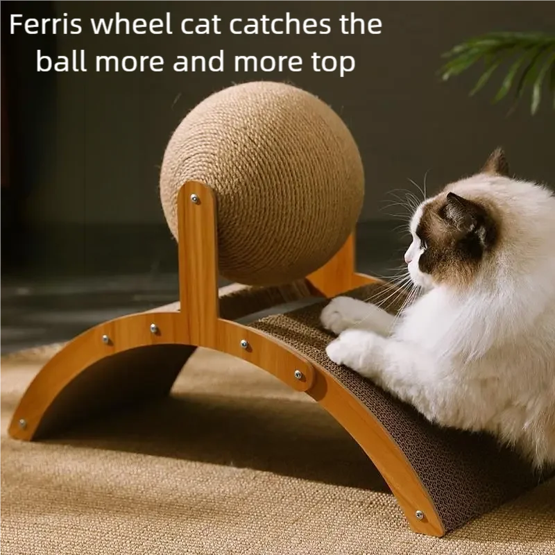🐾 NatureScratch™ Sisal Playboard – Natural Fun & Protection for Your Interior