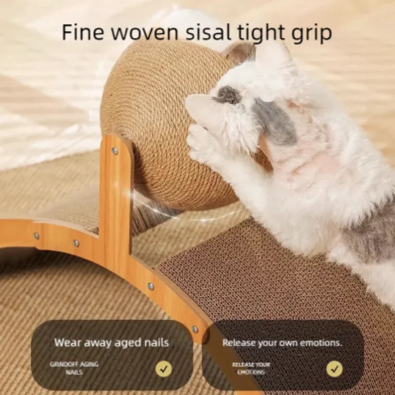 🐾 NatureScratch™ Sisal Playboard – Natural Fun & Protection for Your Interior