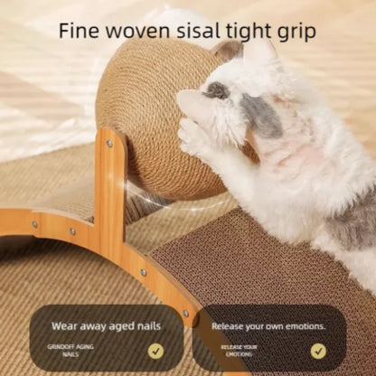 🐾 NatureScratch™ Sisal Playboard – Natural Fun & Protection for Your Interior