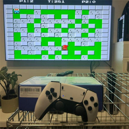 Retro Game Console Stick +40000 Classic Games & 2 Wireless Controllers!